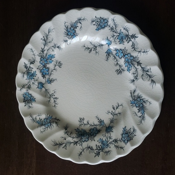 Myott England Forget Me Not Fine Staffordshire Ware Blue Floral Shabby Chic - Picture 6 of 16